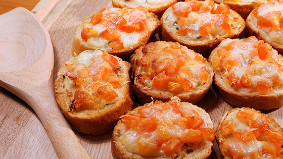 Bruschetta cotta al Brancaleone