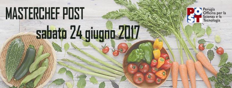 Si chiama ‘Post masterchef' la competizione a squadre per aspiranti chef promossa dal Post (Perugia Officina di Scienza e Tecnologia) e sostenuta dal partenariato pubblico privato ‘Mercato km70.zero' di cui il Gruppo Grifo Agroalimentare è capofila.