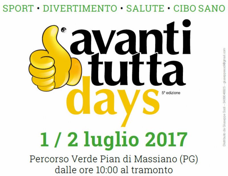 Il Gruppo Grifo sponsor della quinta edizione di Avanti Tutta Days.